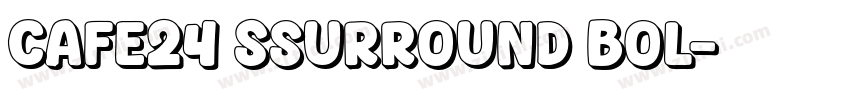 Cafe24 Ssurround Bol字体转换